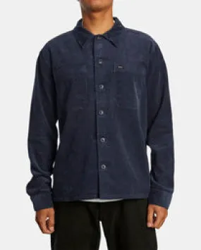 RVCA Americana Corduroy Overshirt - Moody Blue