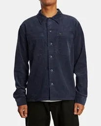 RVCA Americana Corduroy Overshirt - Moody Blue