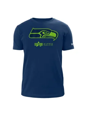 SEATTLE SEAHAWKS X ALPHA X NEW ERA T-SHIRT