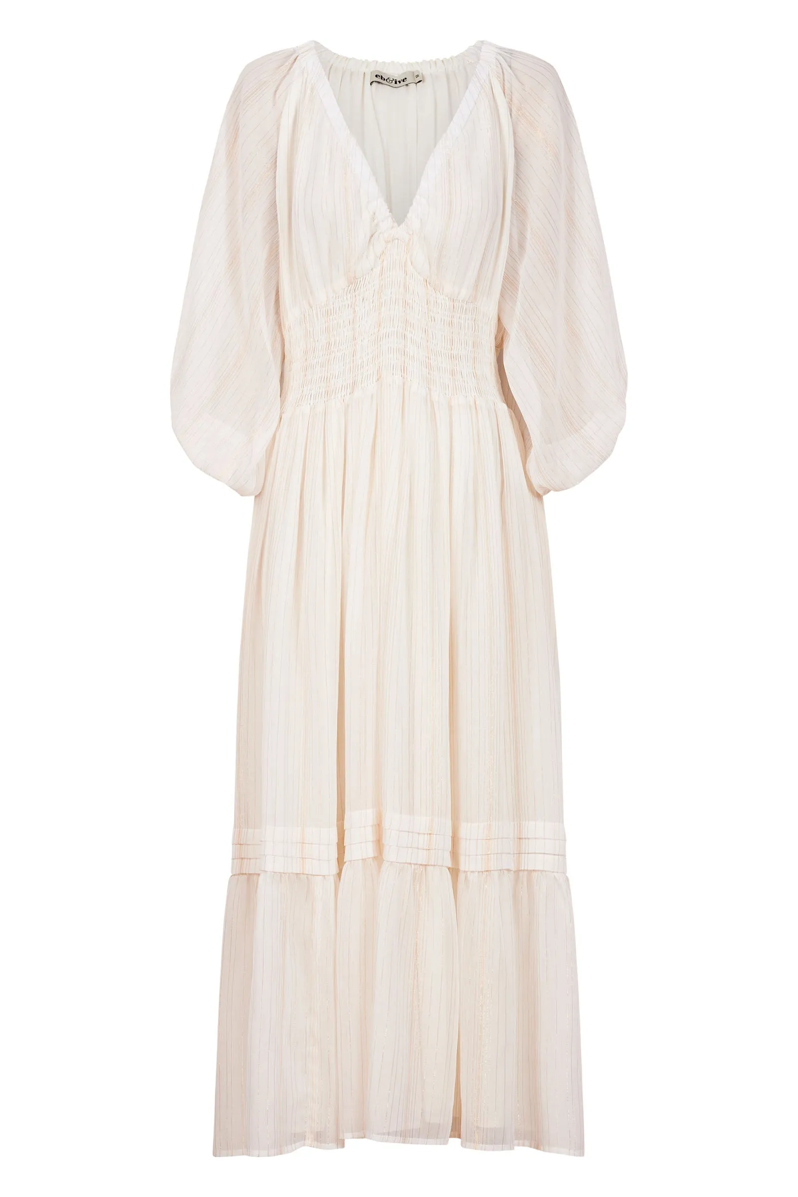 Sereno Maxi Dress - Pearl