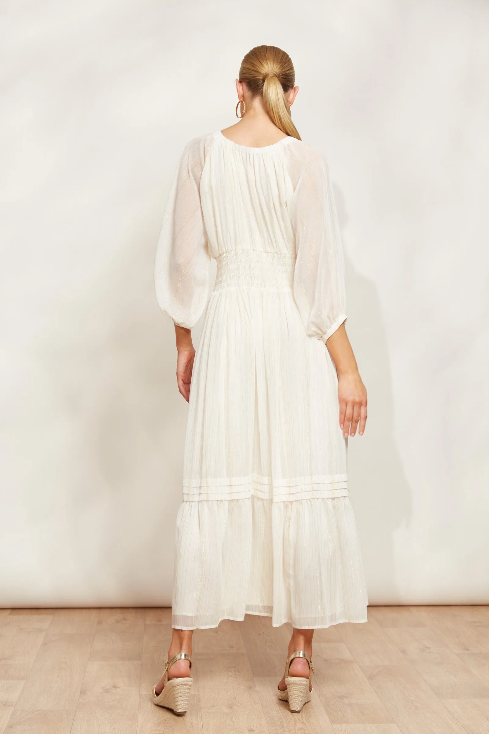 Sereno Maxi Dress - Pearl