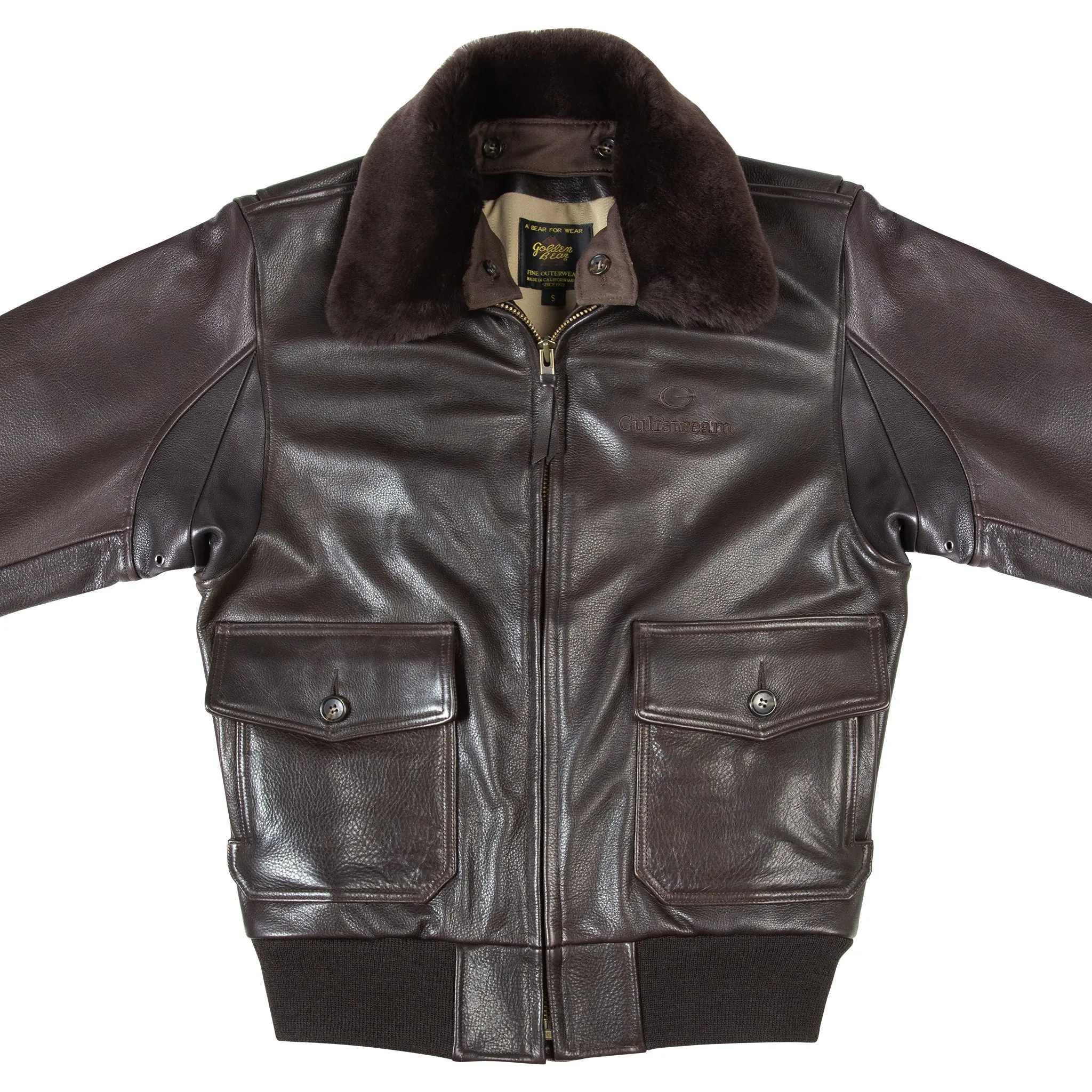 Signature Men's Leather Bomber Jacket