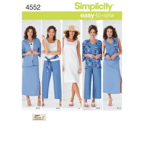 Simplicity Pattern 4552 Women's & Plus Size Smart and Casual Wear