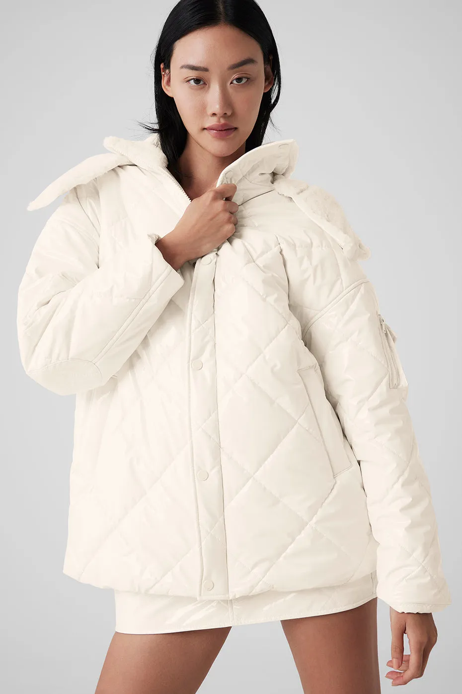 Snomoto Puffer Jacket - Ivory