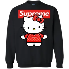 Supreme Hello Kitty Loves T-shirt Crewneck Pullover Sweatshirt