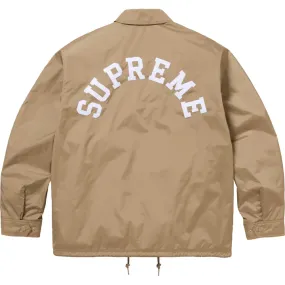 Supreme x Champion Tan Coaches Jacket