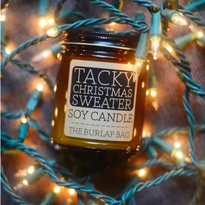 Tacky Christmas Sweater Candle