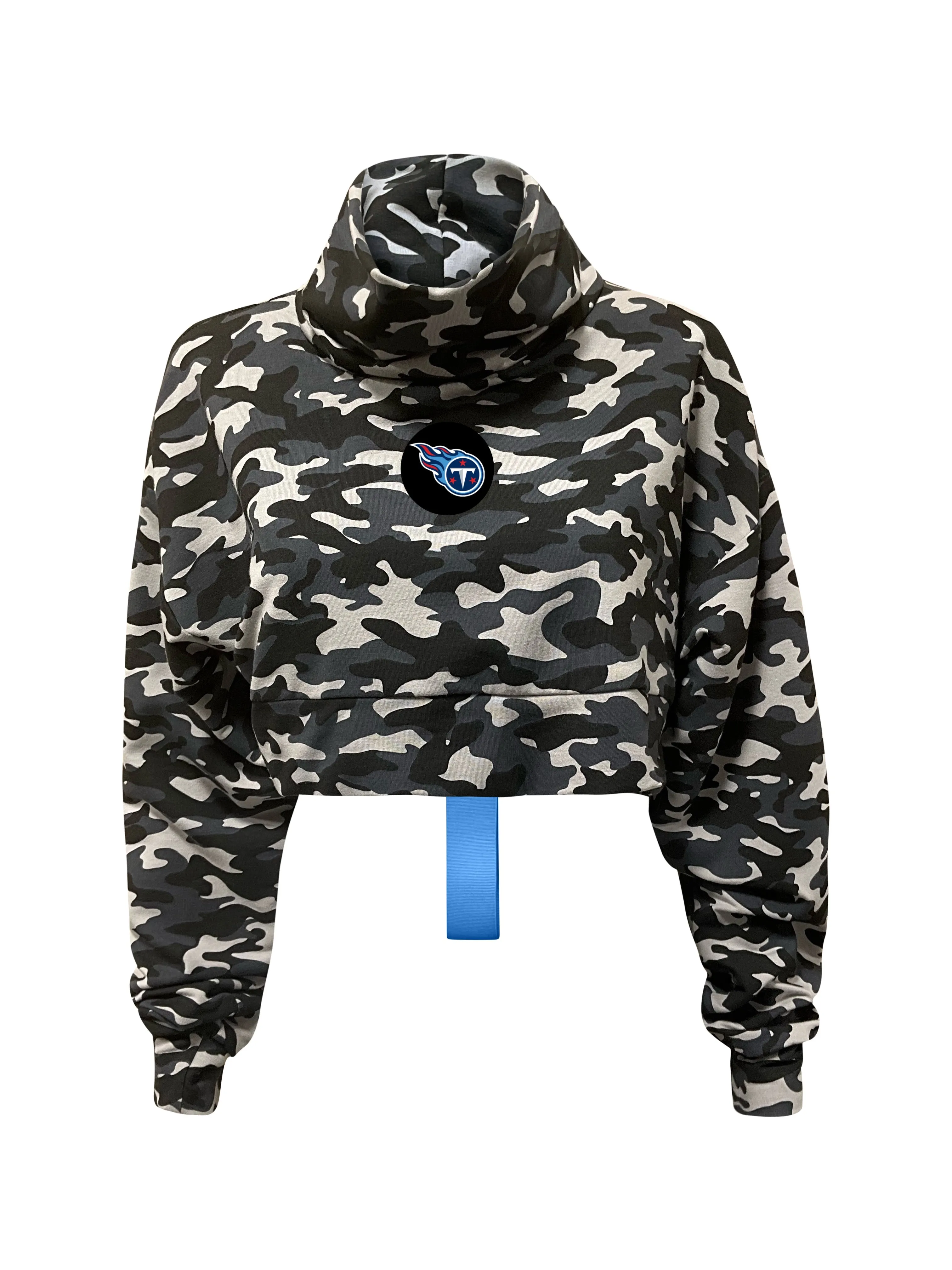 Tennessee Titans  Crop Camo Sweatshirt