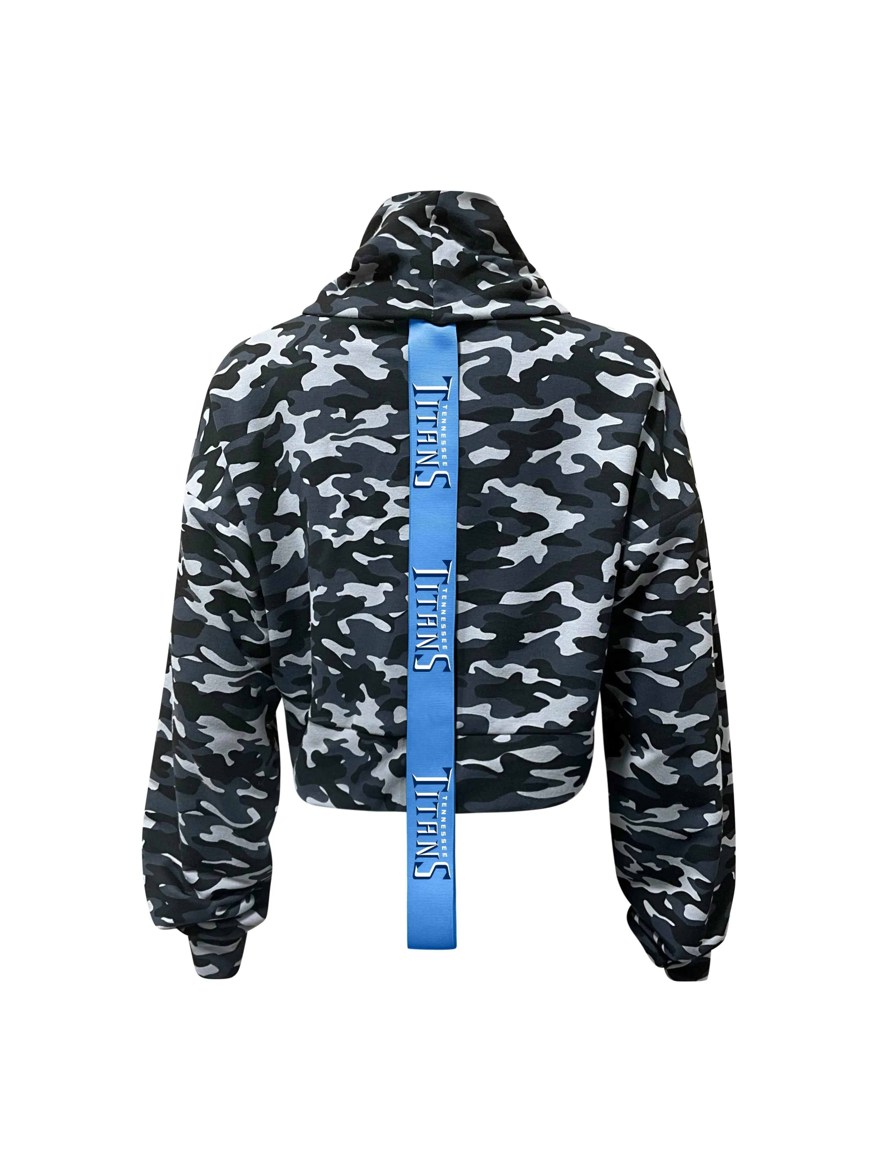 Tennessee Titans  Crop Camo Sweatshirt