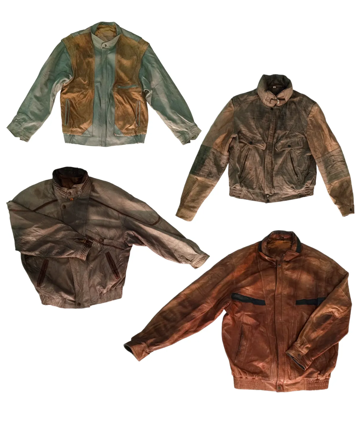 Throwback Treasures: Vintage Y2K Leather Bomber Jacket Collection 🧥✨