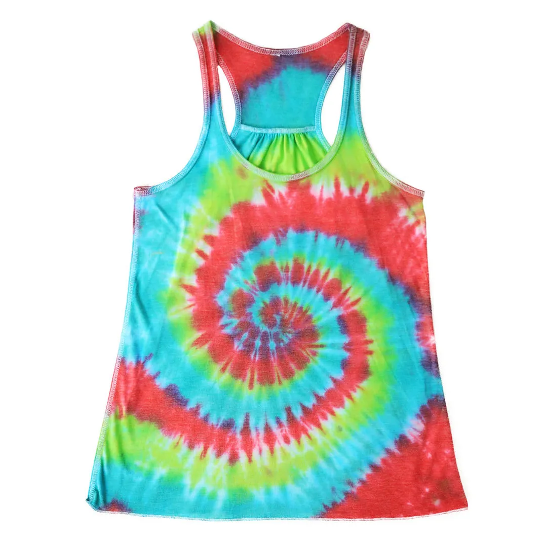 Tie Dye Racerback Tank Top