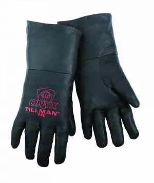 Tillman 44 Black Top Grain Kidskin Onyx TIG Gloves (1 Pair)