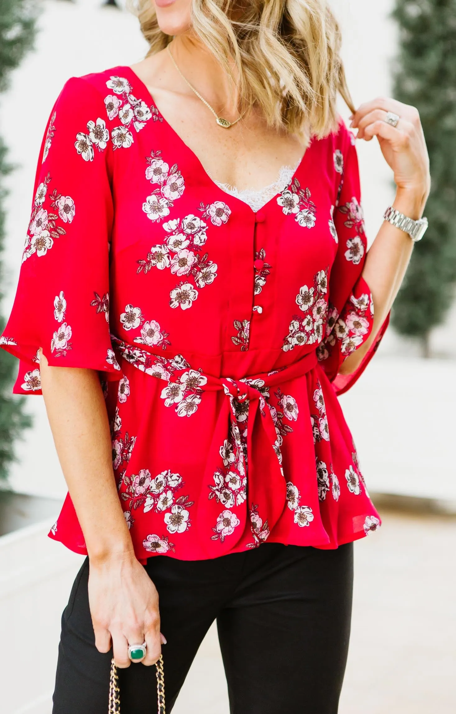 Tipton Wrap Blouse FINAL SALE