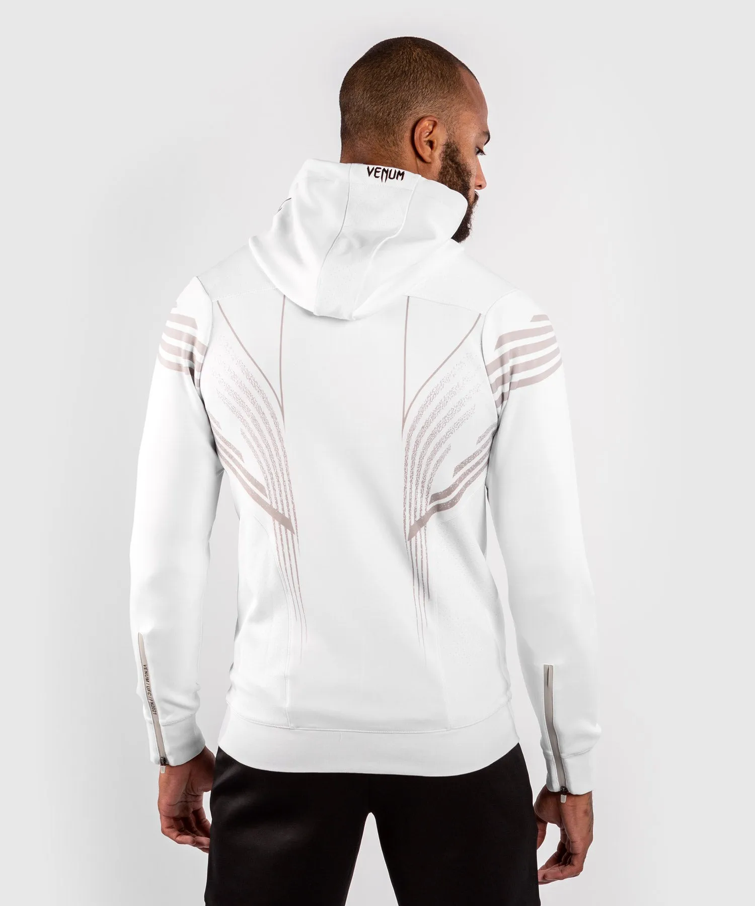 UFC Venum Authentic Fight Night Men's Walkout Hoodie - White