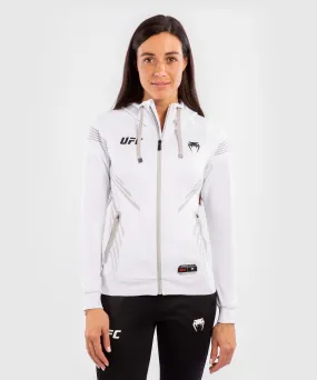 UFC Venum Authentic Fight Night Women's Walkout Hoodie - White