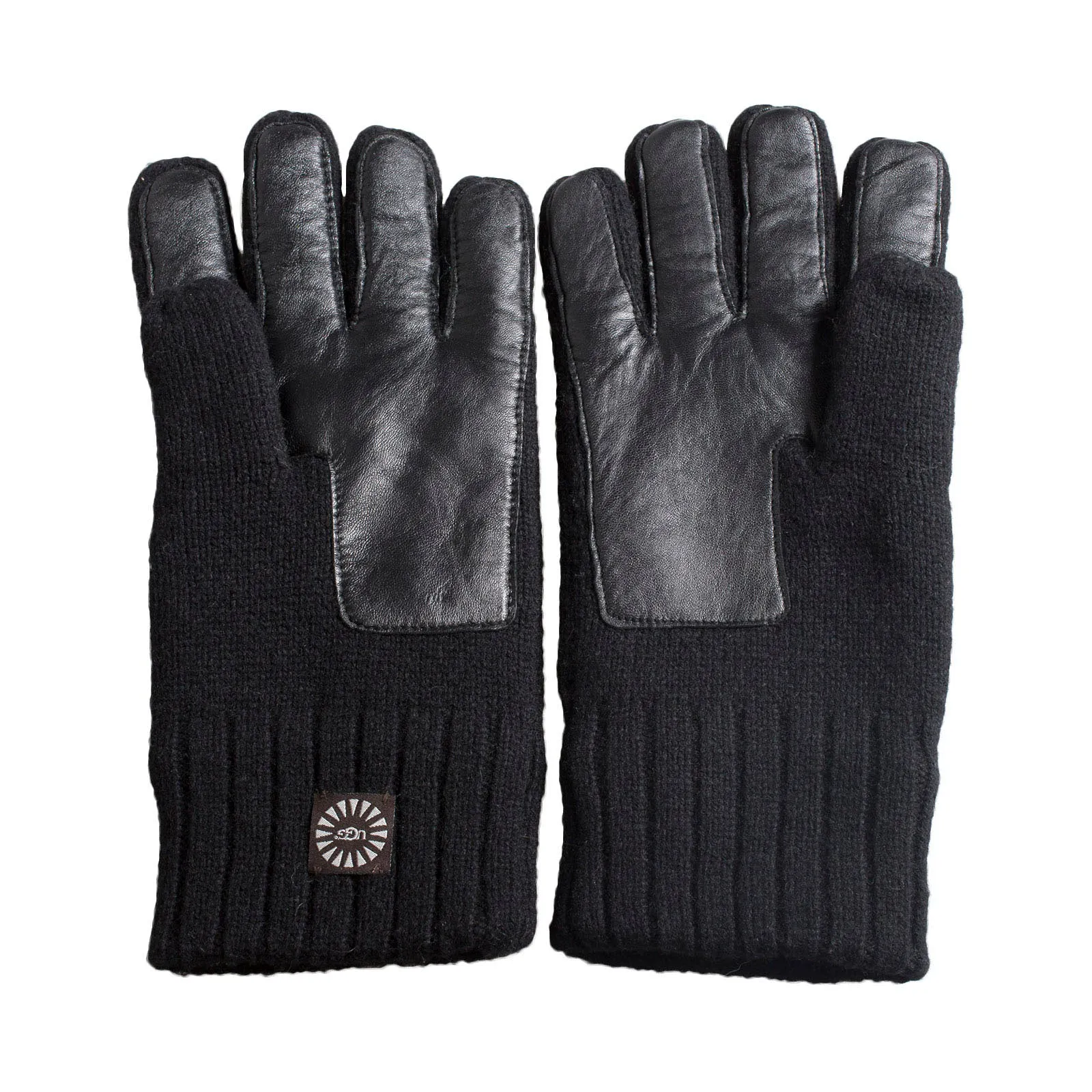 UGG Knit Smart Palm Black Gloves - Men's