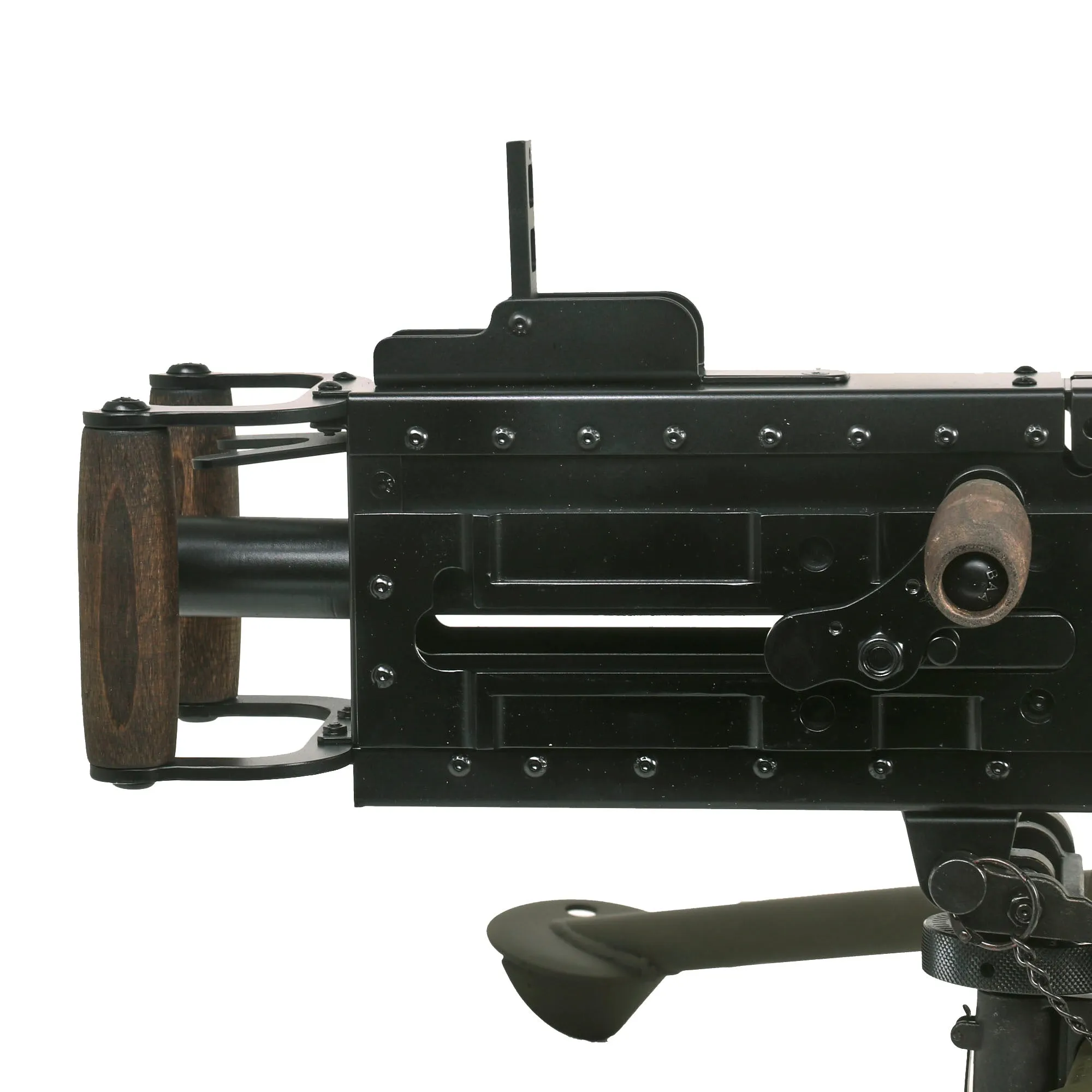 U.S. WWII M2 Browning .50 Caliber Steel Replica Non-Firing Display Machine Gun with Complete Tripod