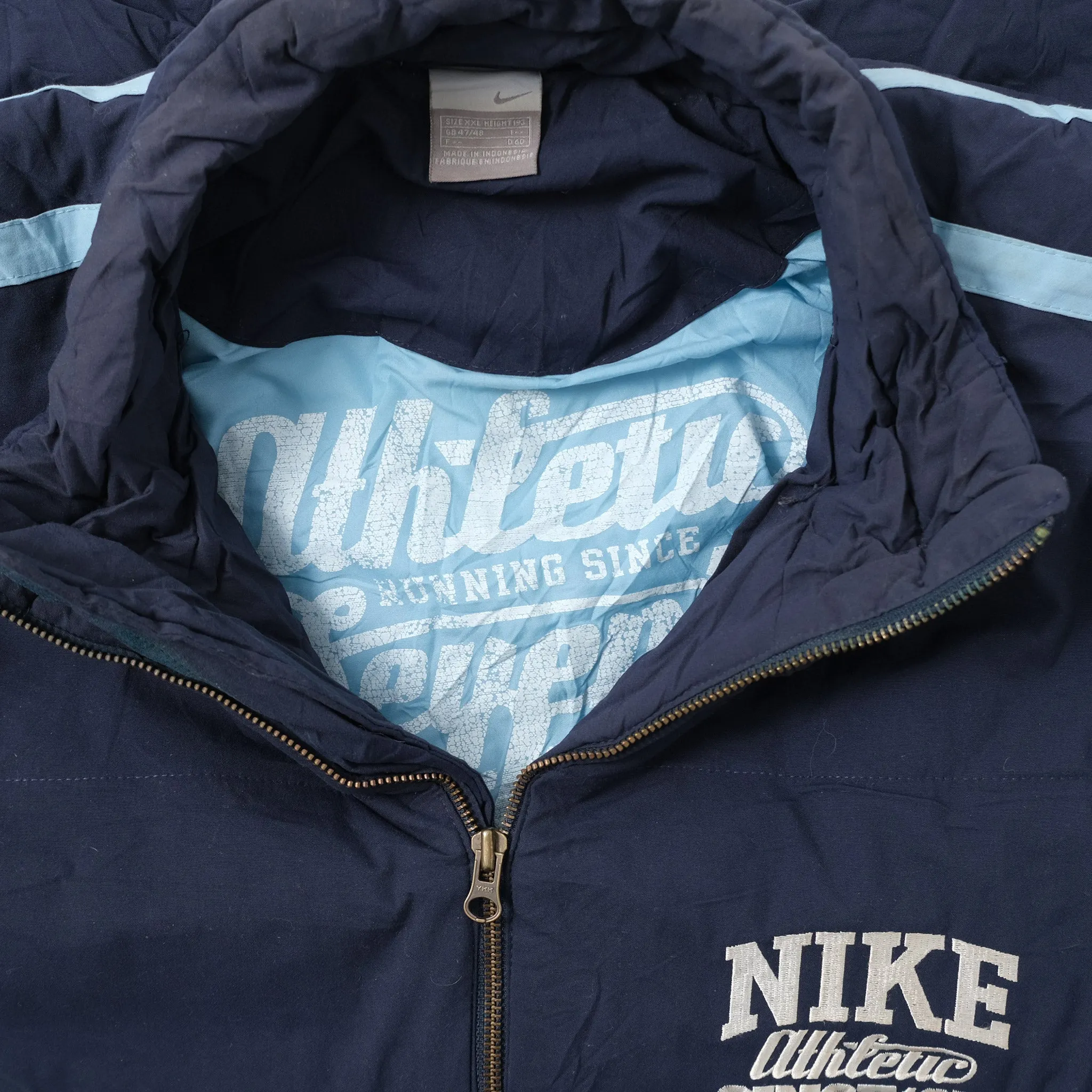 Vintage Nike Athletic Puffer Jacket XLarge