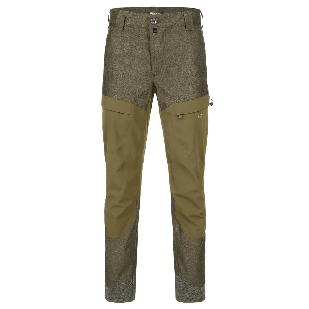 Vintage Trousers Ake 22 - Olive Melange/Black by Blaser