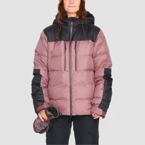 Volcom Lifted Down Jacket Rosewood - Womens