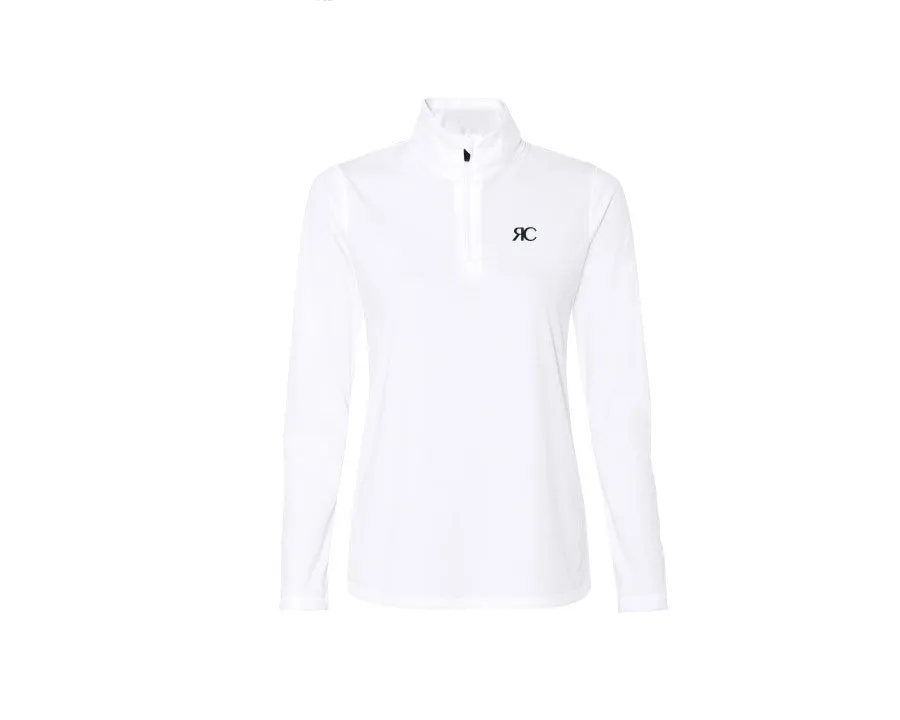 White Zipper Front Pullover Jacket - The Aspen