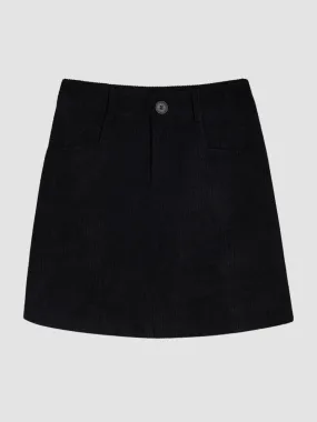 WLS Corduroy Hip Hugging Skirt