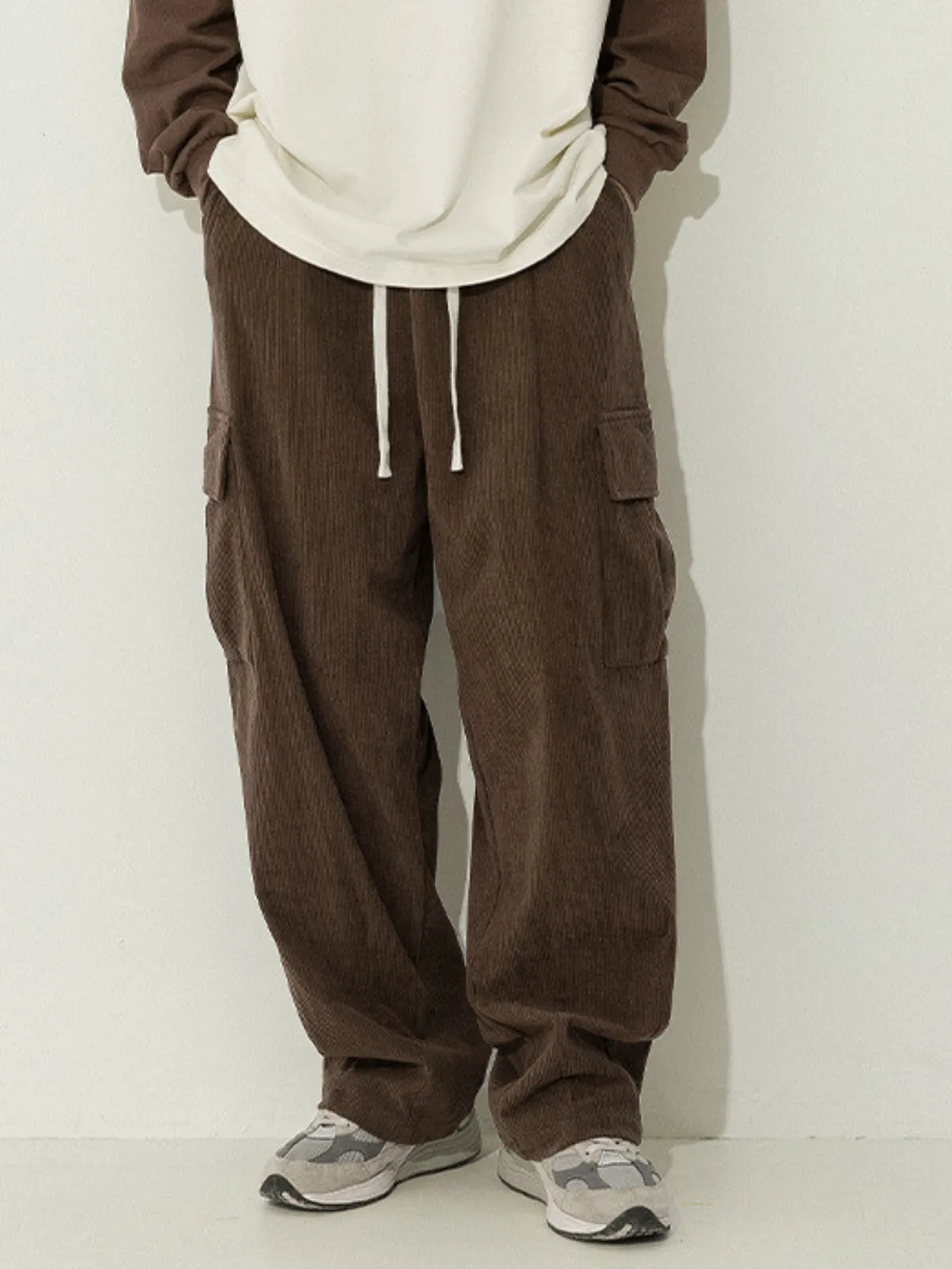 WLS Retro Japanese Corduroy Cargo Pants