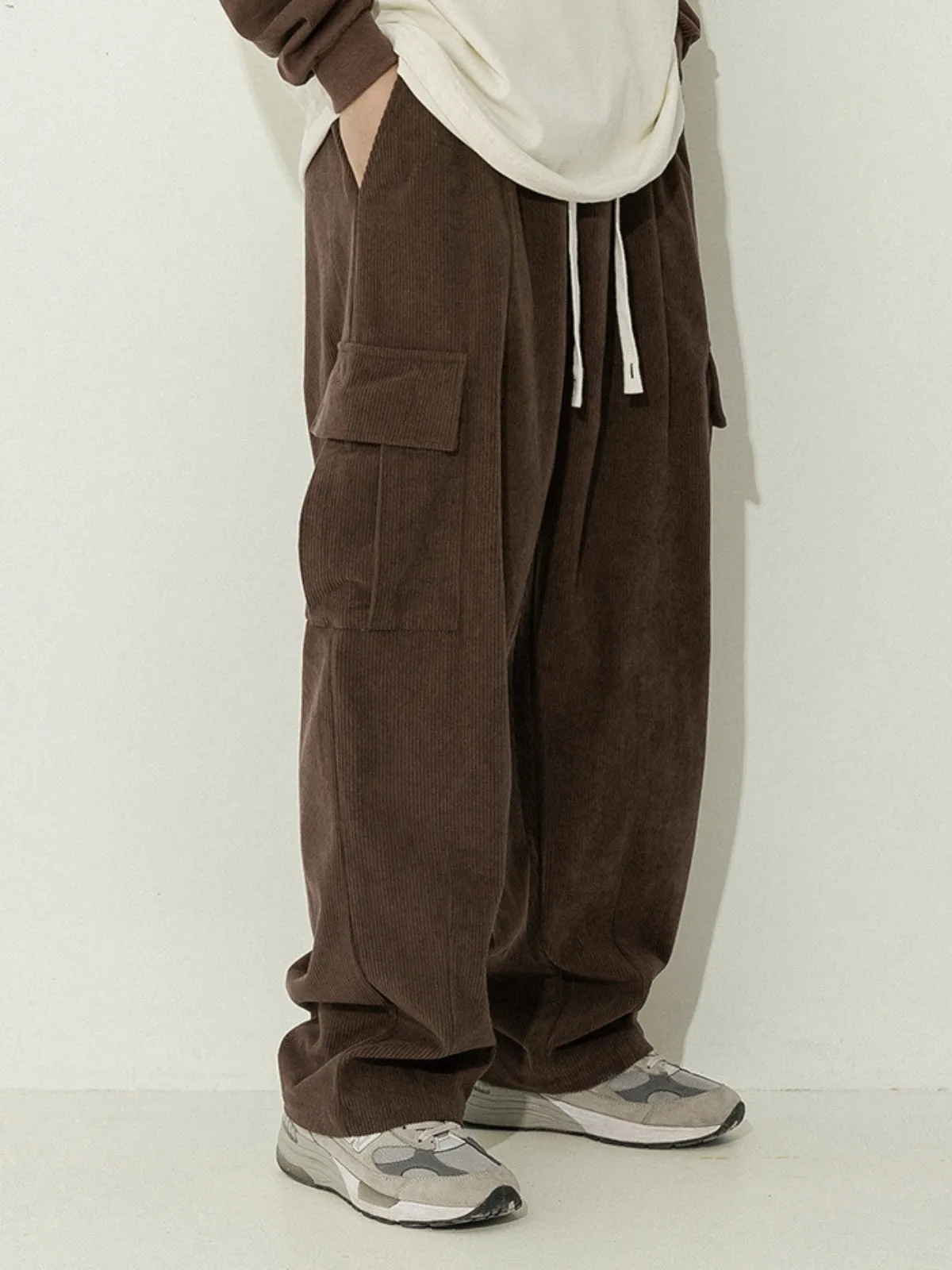 WLS Retro Japanese Corduroy Cargo Pants