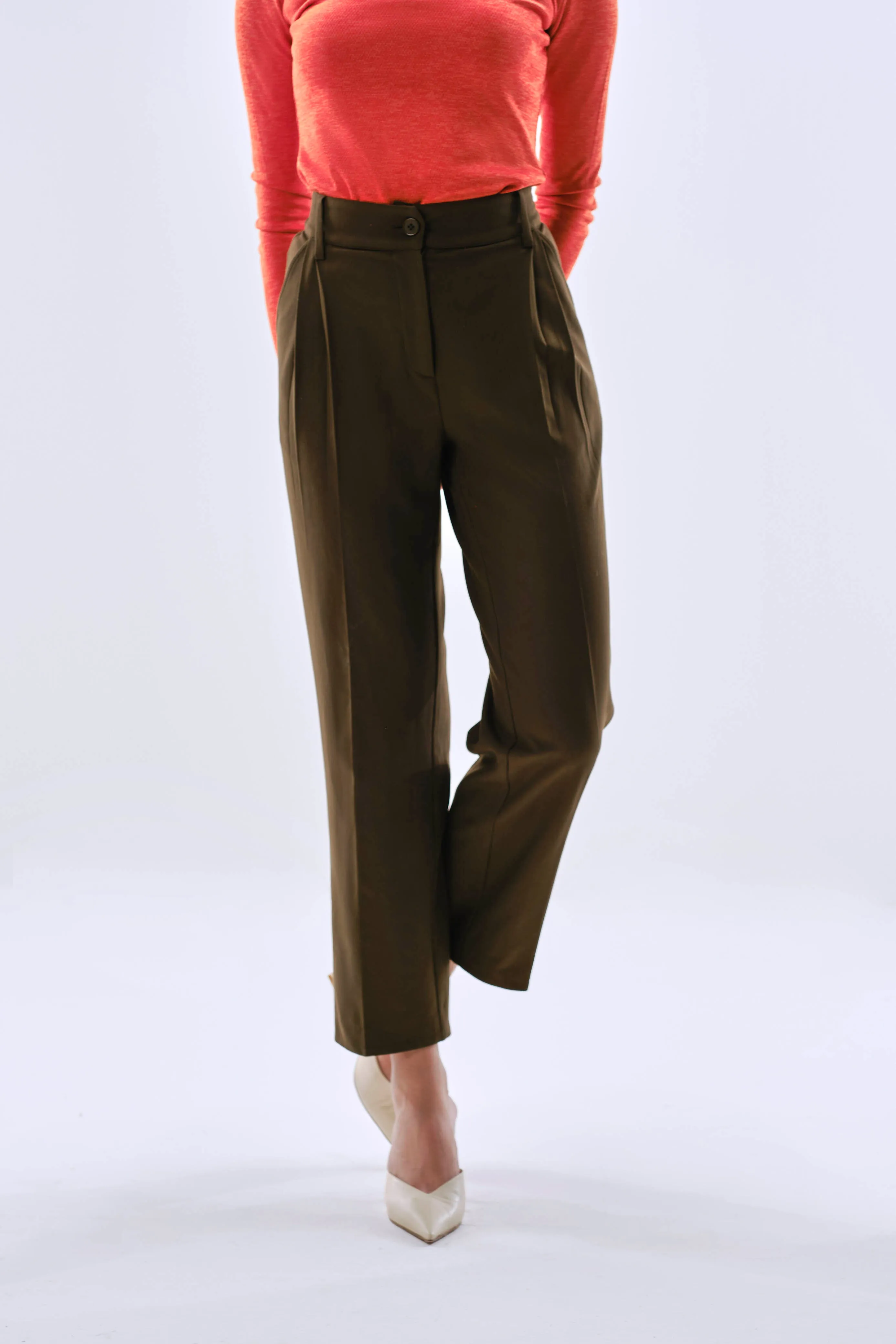 Women's formal Elasticated Pleated Trousers