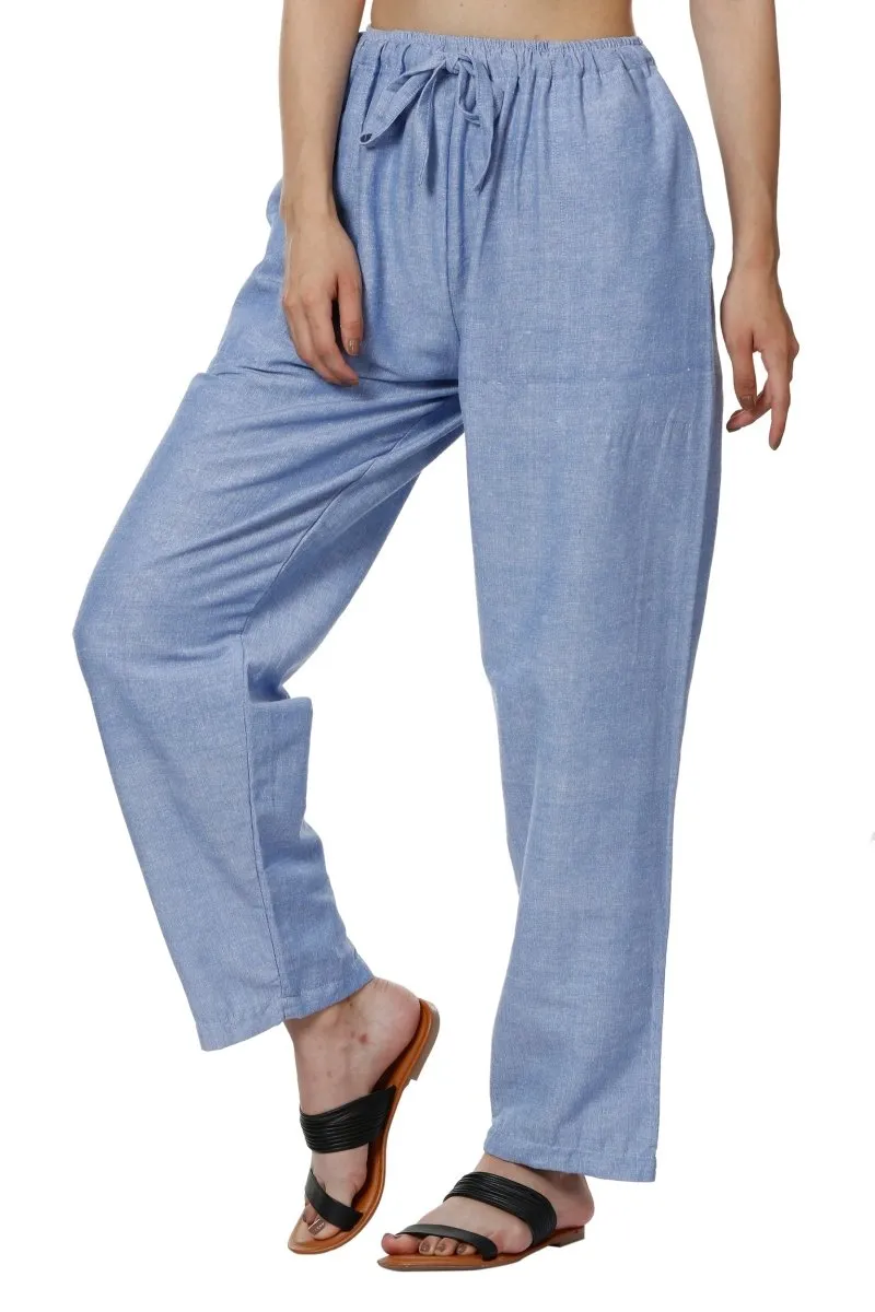 Women's Lounge Pants | Blue | Fits Waist Size 28" to 36"