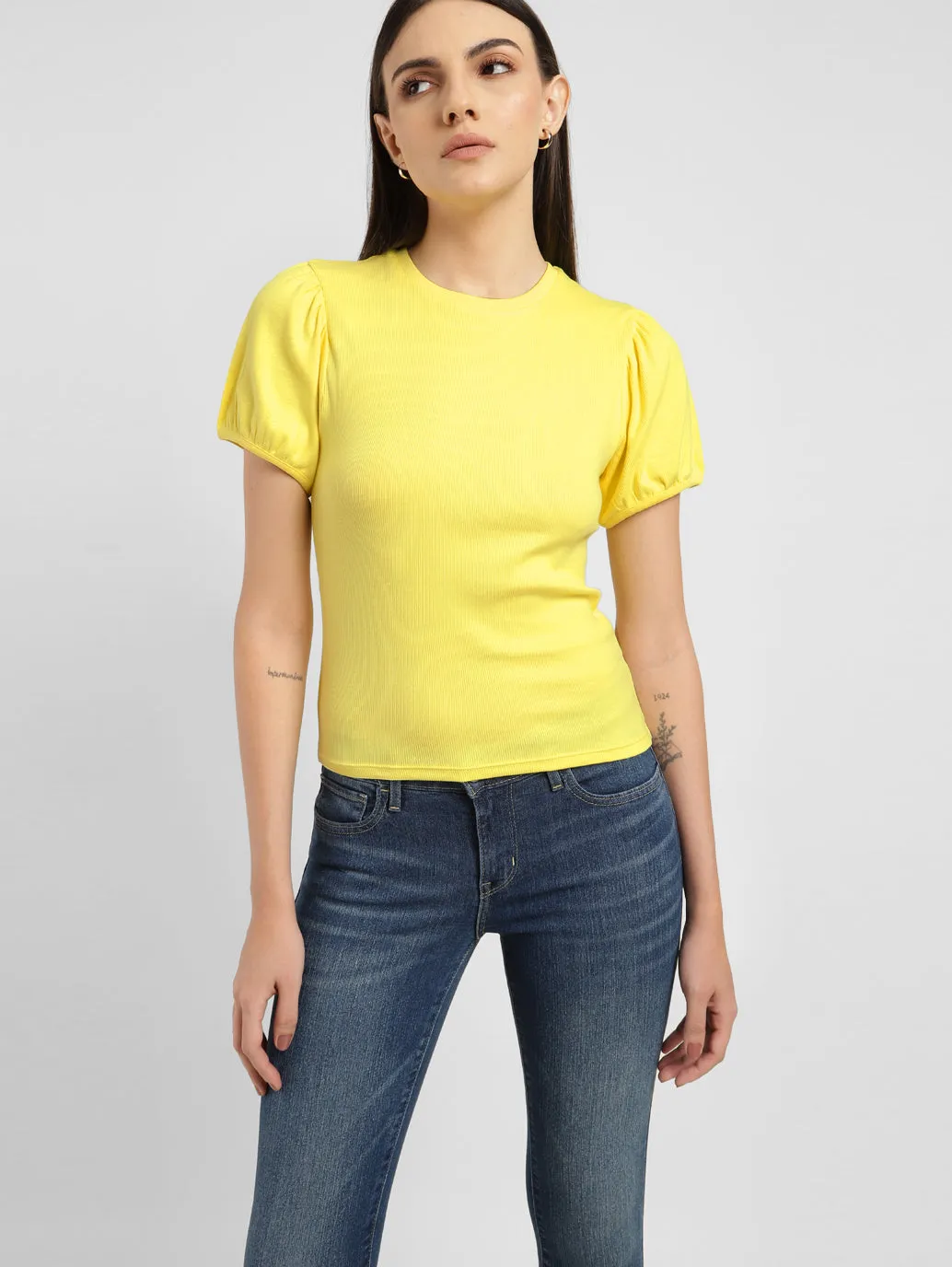 Women's Solid Slim Fit Top