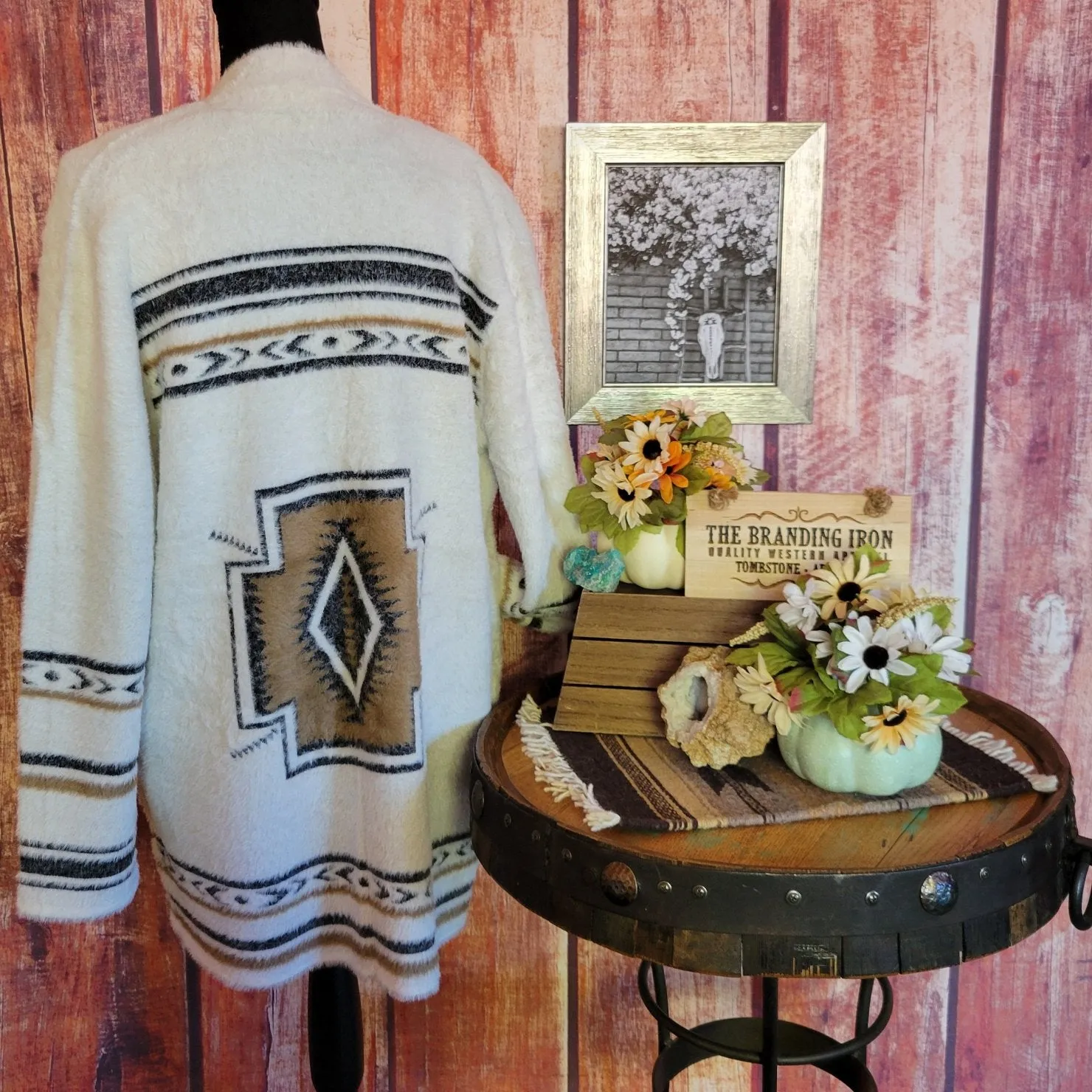 Women's Southwestern Cardigan "Sandy" by Venario Inc.