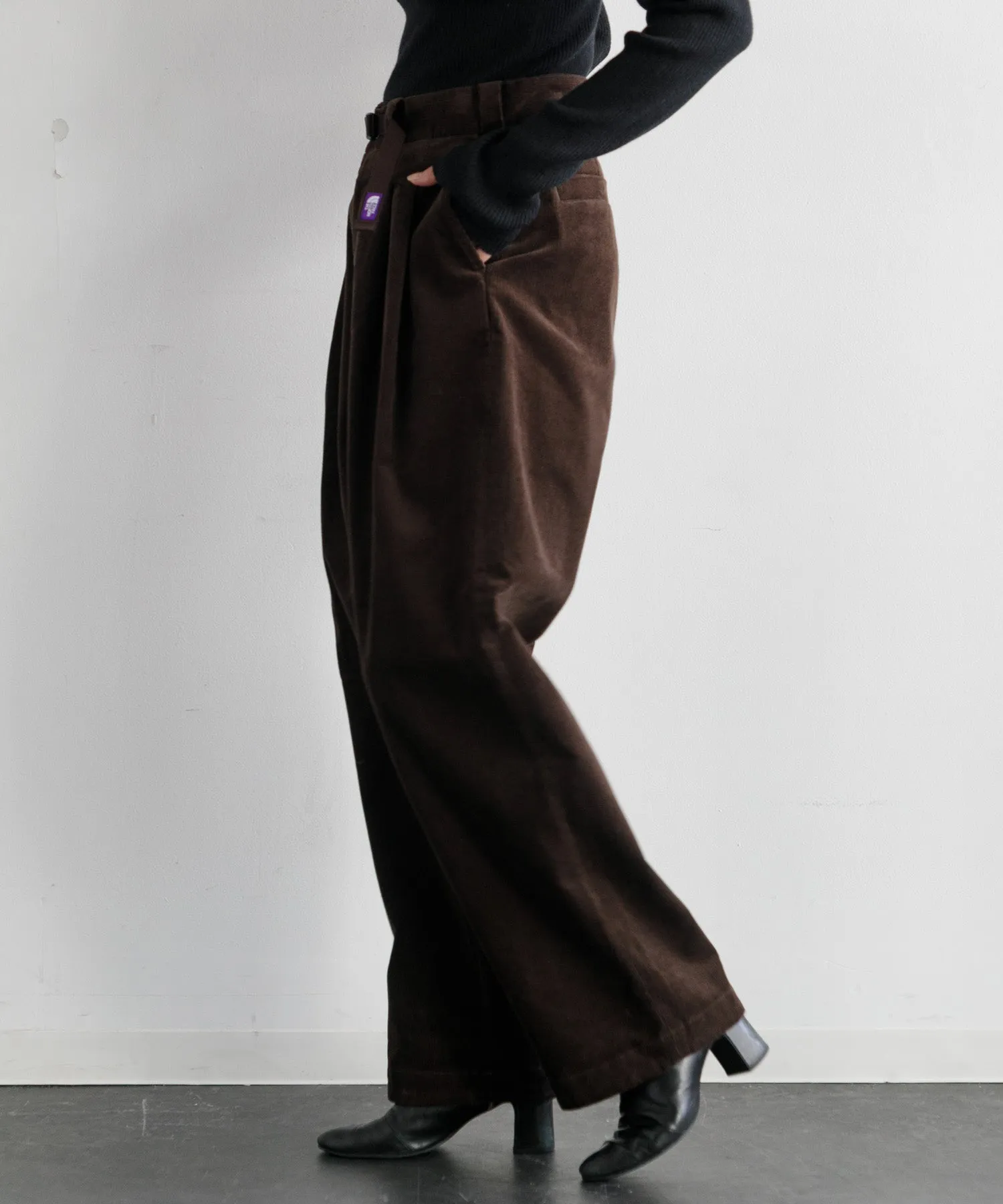 【WOMEN】THE NORTH FACE PURPLE LABEL Corduroy Field Tuck Pants