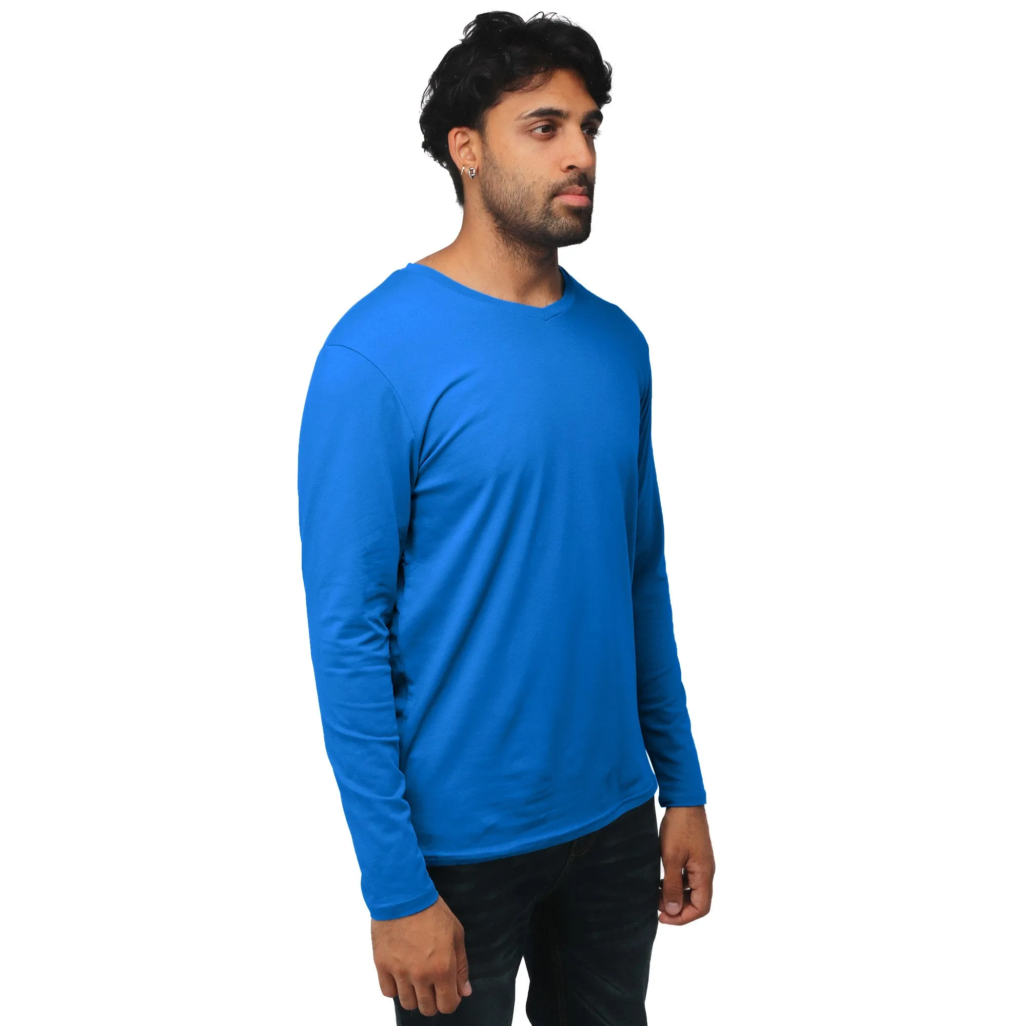 X RAY Men's Classic Long Sleeve V-Neck T-Shirt