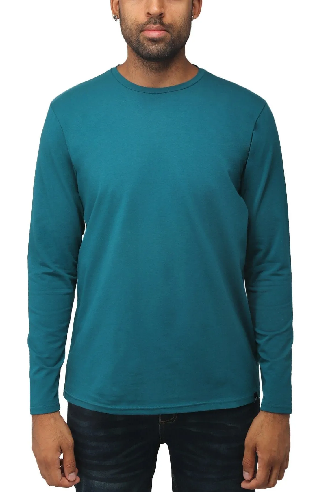 X RAY Men's Long Sleeve Crewneck Shirt